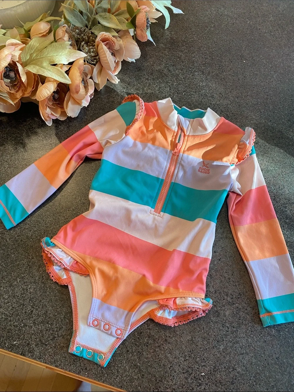 Toddler Girls 18M long sleeve Swimsuit